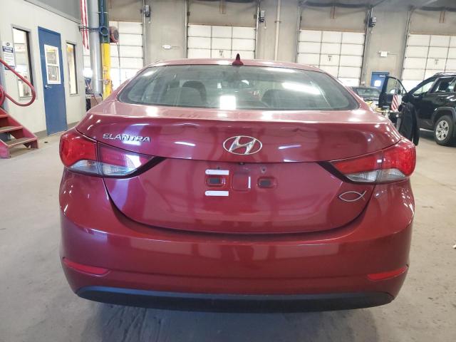  HYUNDAI ELANTRA 2014 Red