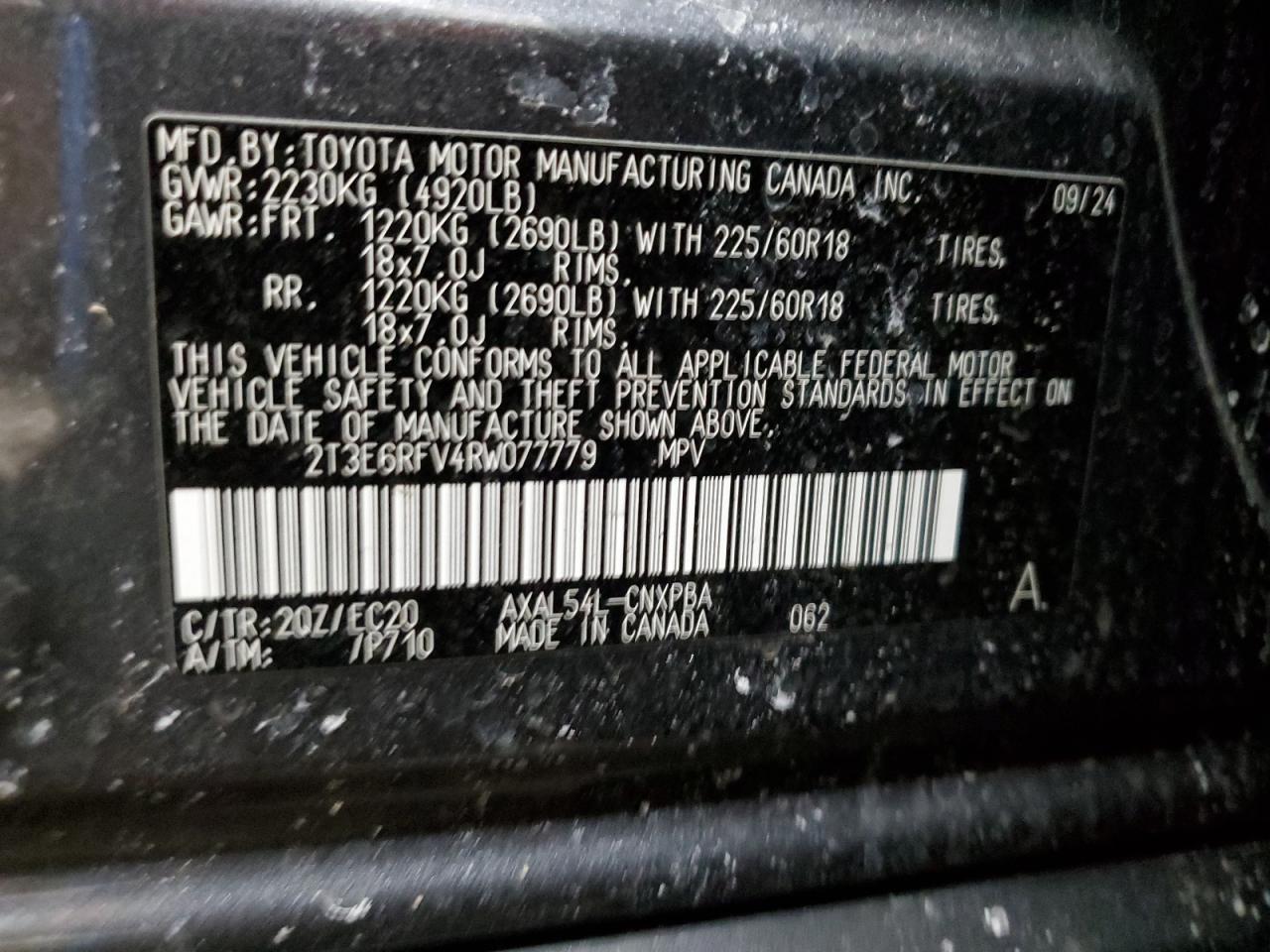2T3E6RFV4RW077779 2024 TOYOTA RAV 4 - Image 15