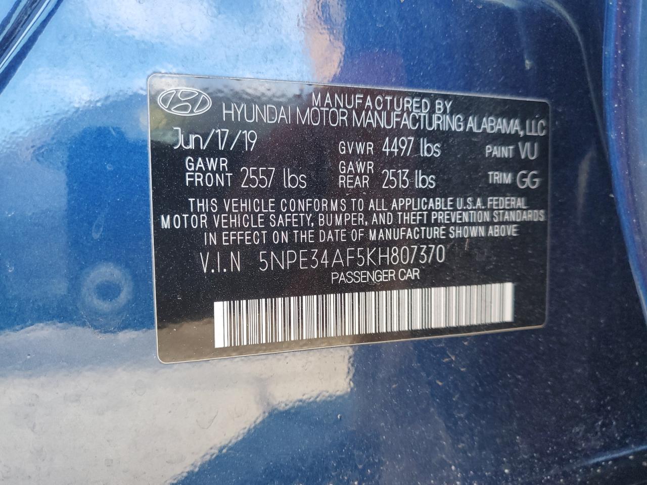2019 Hyundai Sonata - Image 12