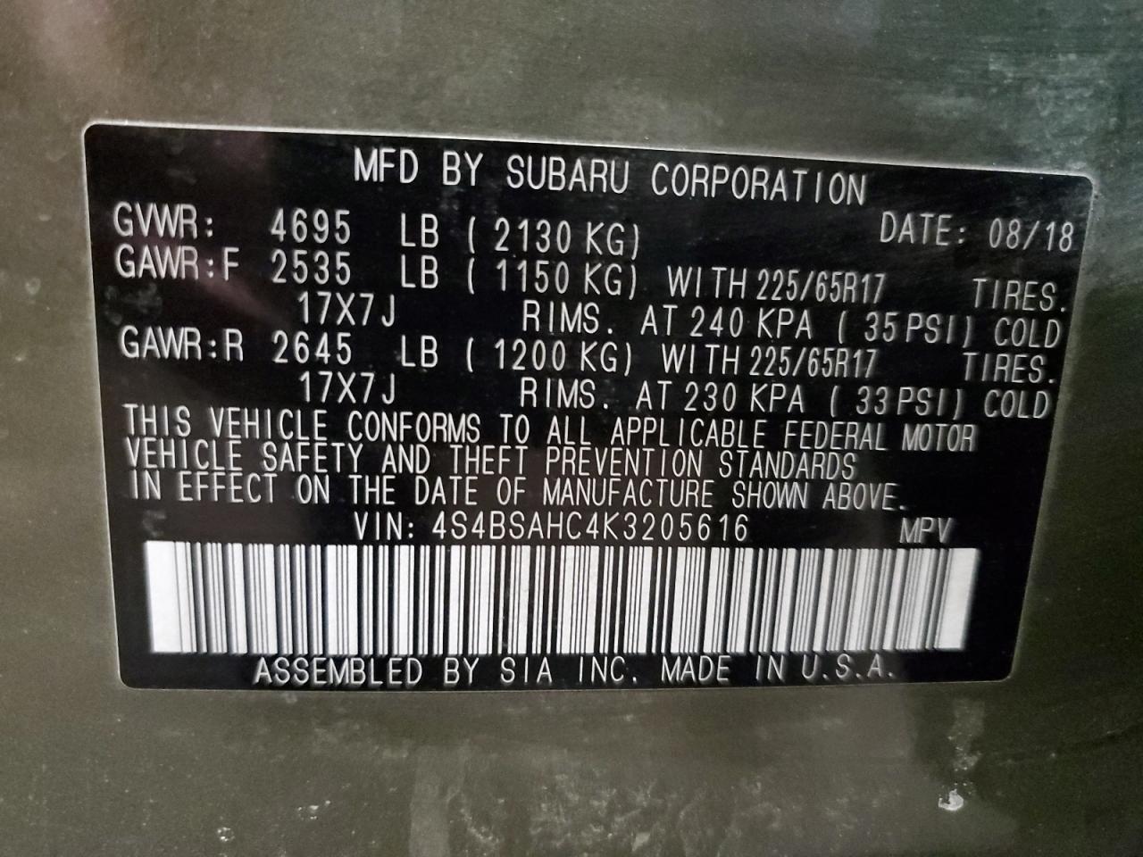 2019 Subaru Outback - Image 13