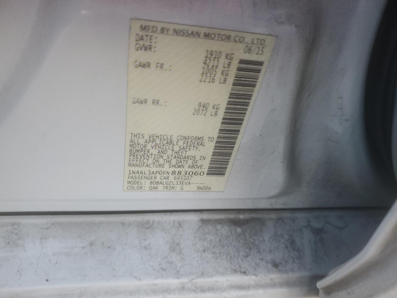 2015 Nissan Altima - Image 13