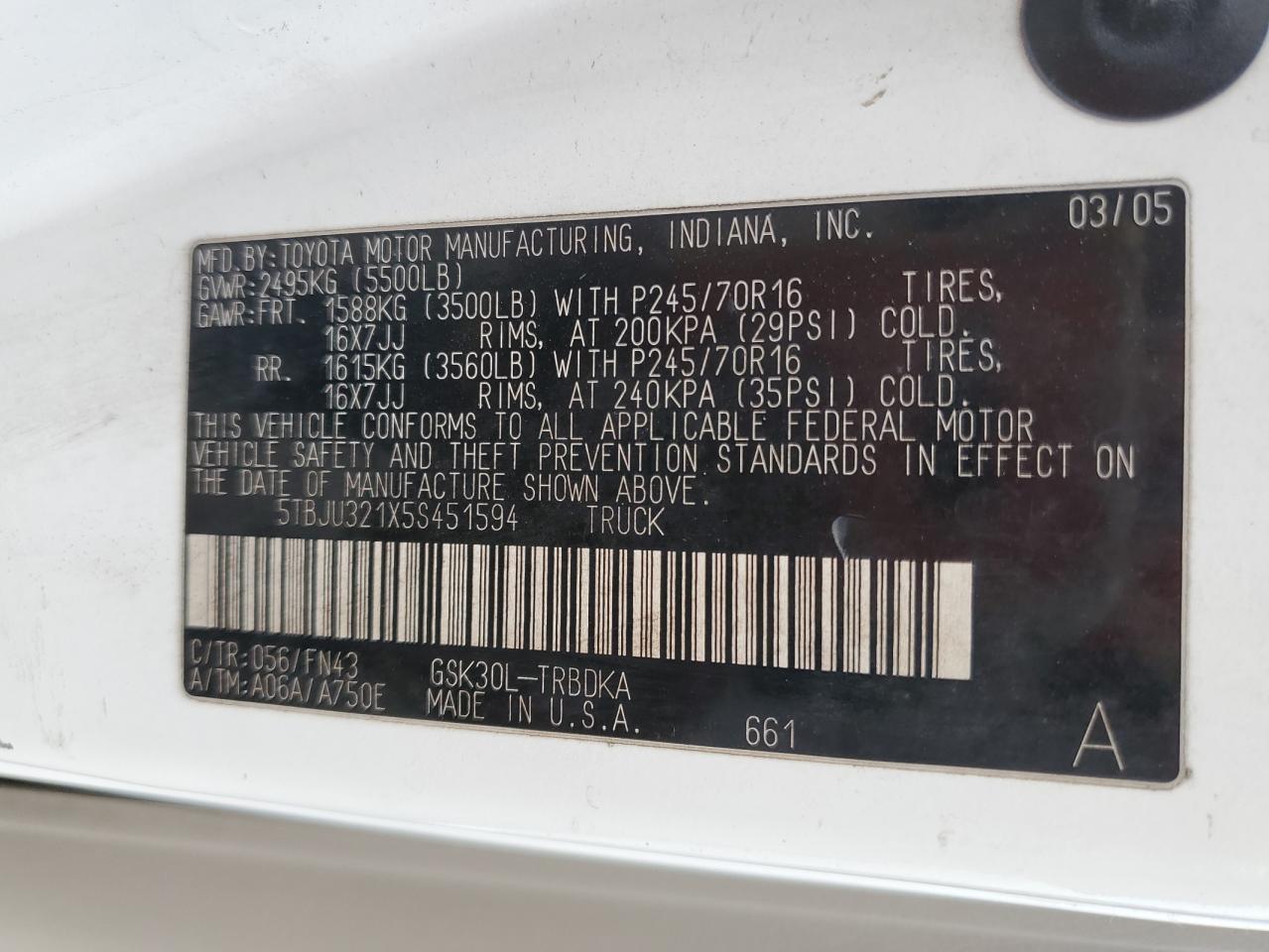 2005 Toyota Tundra - Image 12