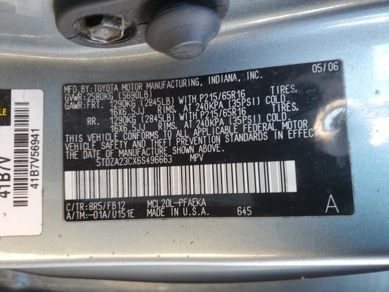 2006 Toyota Sienna - Image 12