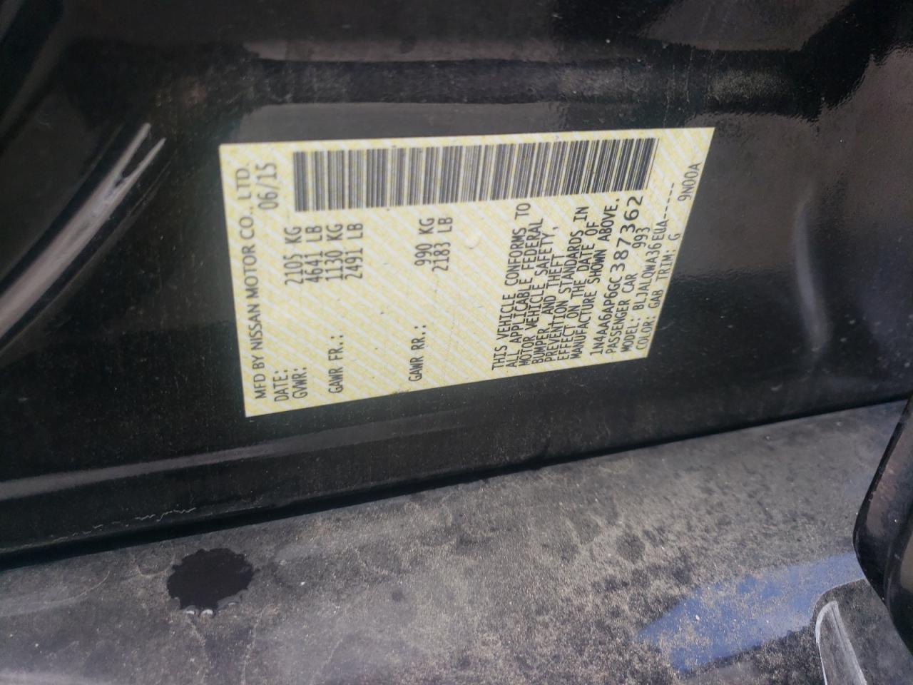 2016 Nissan Maxima - Image 13