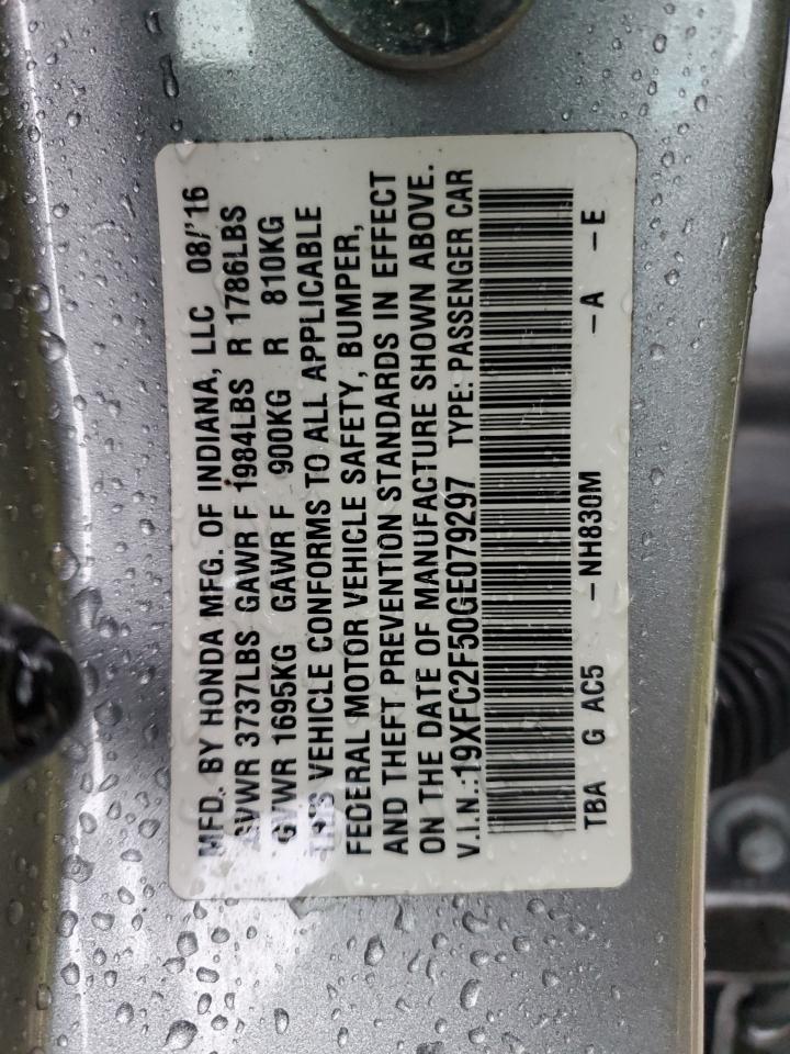 19XFC2F50GE079297 2016 HONDA CIVIC - Image 13