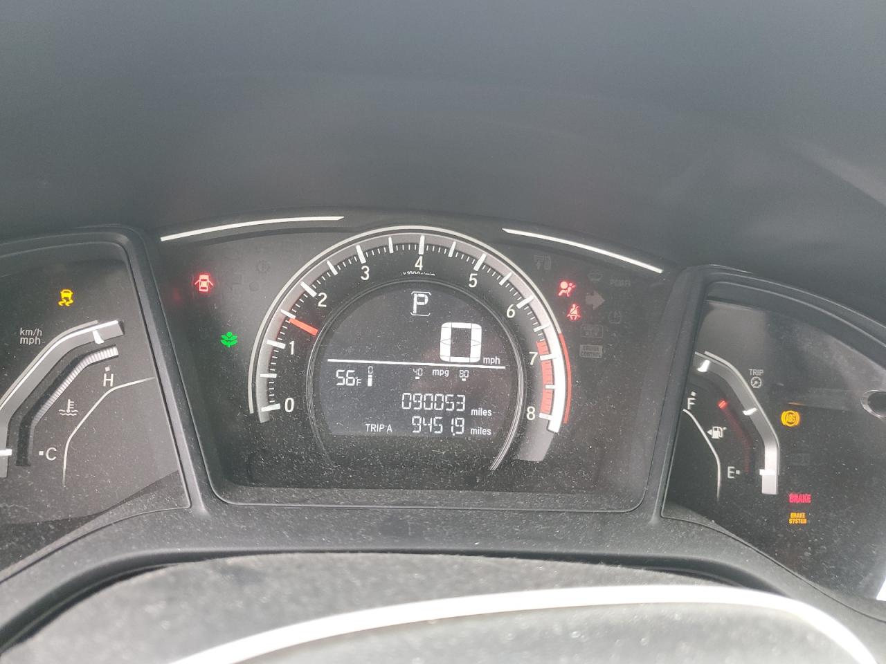 19XFC2F54HE202911 HONDA CIVIC 2017