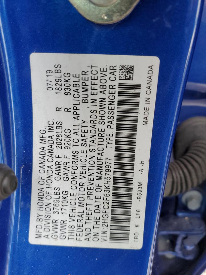 2019 Honda Civic - Image 13