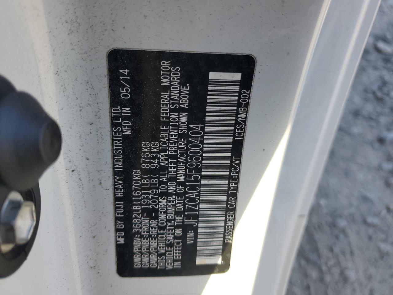 2015 Subaru BRZ - Image 12