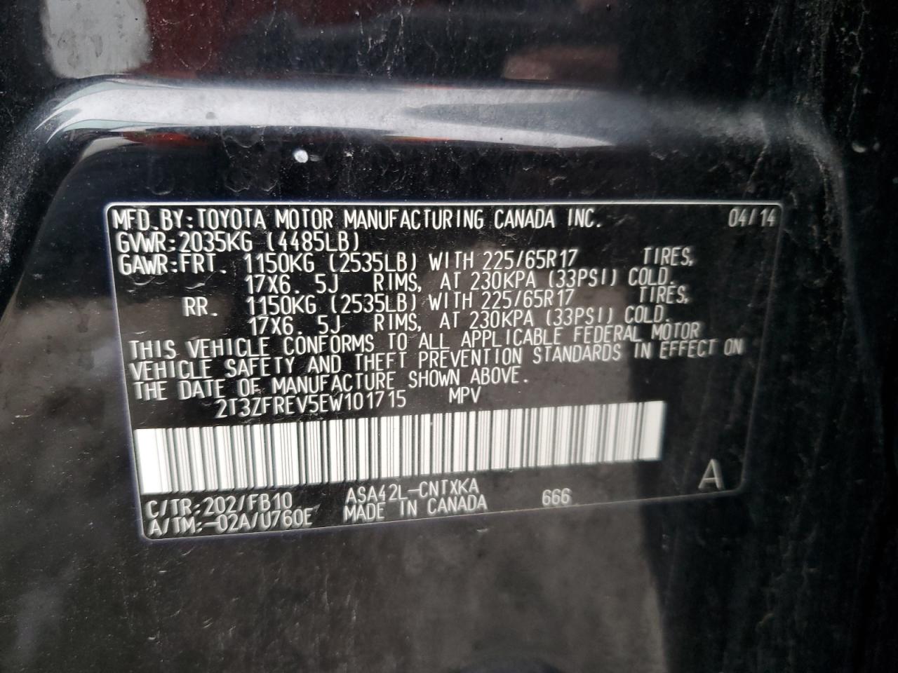 2014 Toyota RAV 4 - Image 13