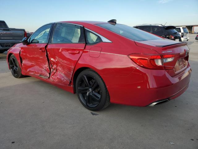  HONDA ACCORD 2021 Красный