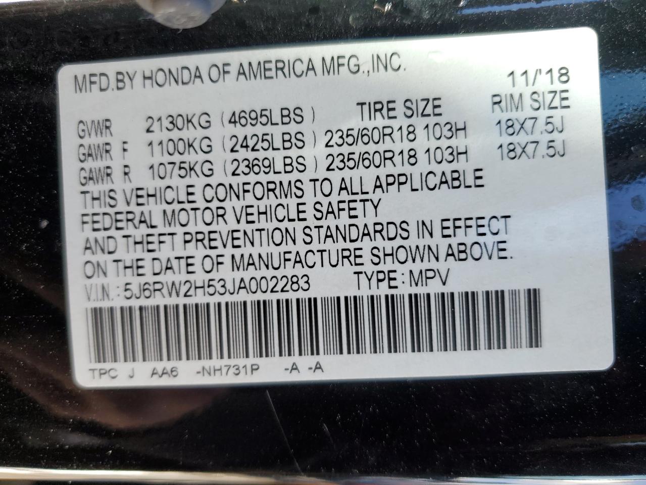 2018 Honda CR-V - Image 14