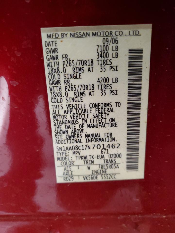 2007 Nissan Armada - Image 13