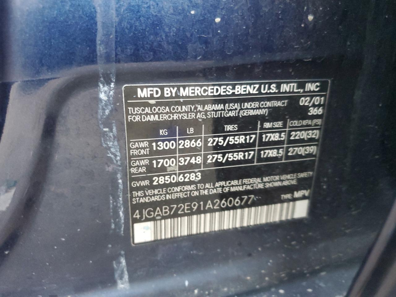 2001 Mercedes-Benz M-klasse - Image 12