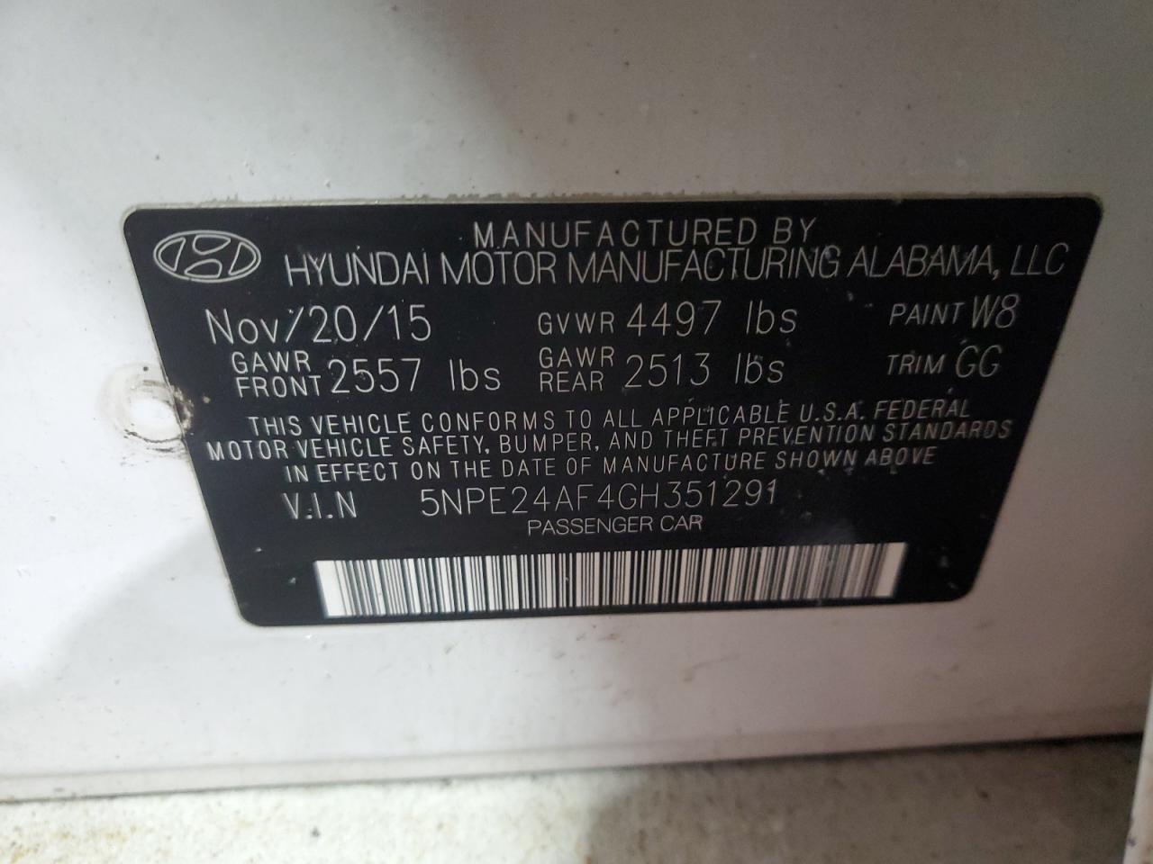 2016 Hyundai Sonata - Image 12