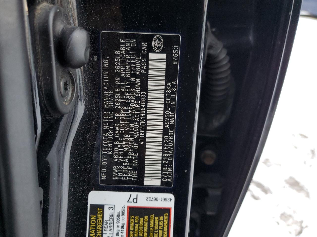 2017 Toyota Camry - Image 14