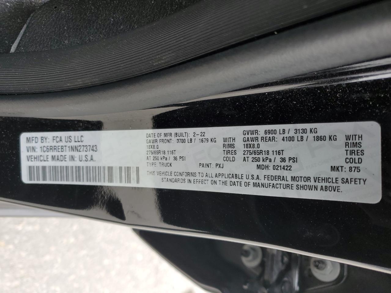 2022 RAM 1500 - Image 12