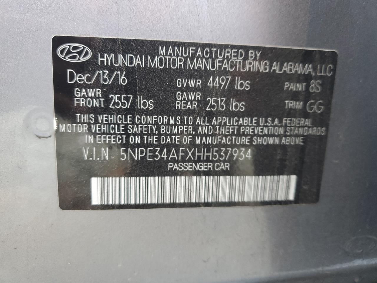 2017 Hyundai Sonata - Image 12