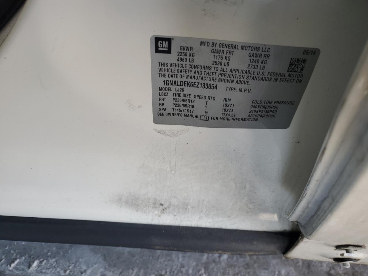 2014 Chevrolet Equinox - Image 14