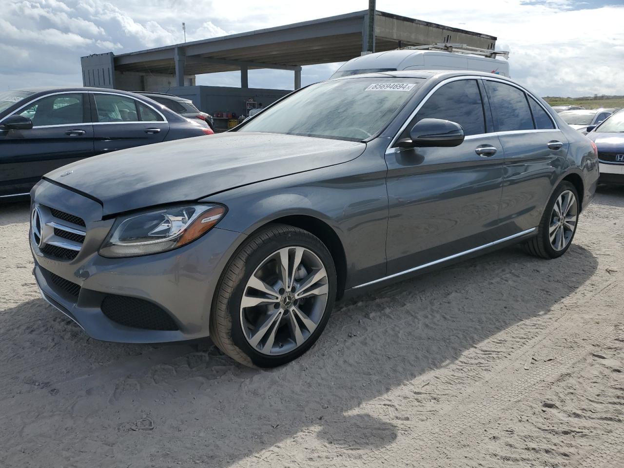 WDDWF4KB8JR420462 2018 MERCEDES-BENZ C CLASS - Image 1