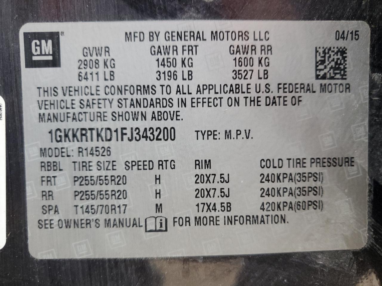 2015 GMC Acadia - Image 13