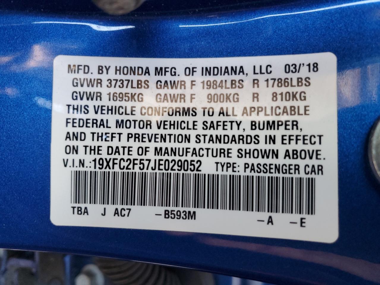2018 Honda Civic - Image 14
