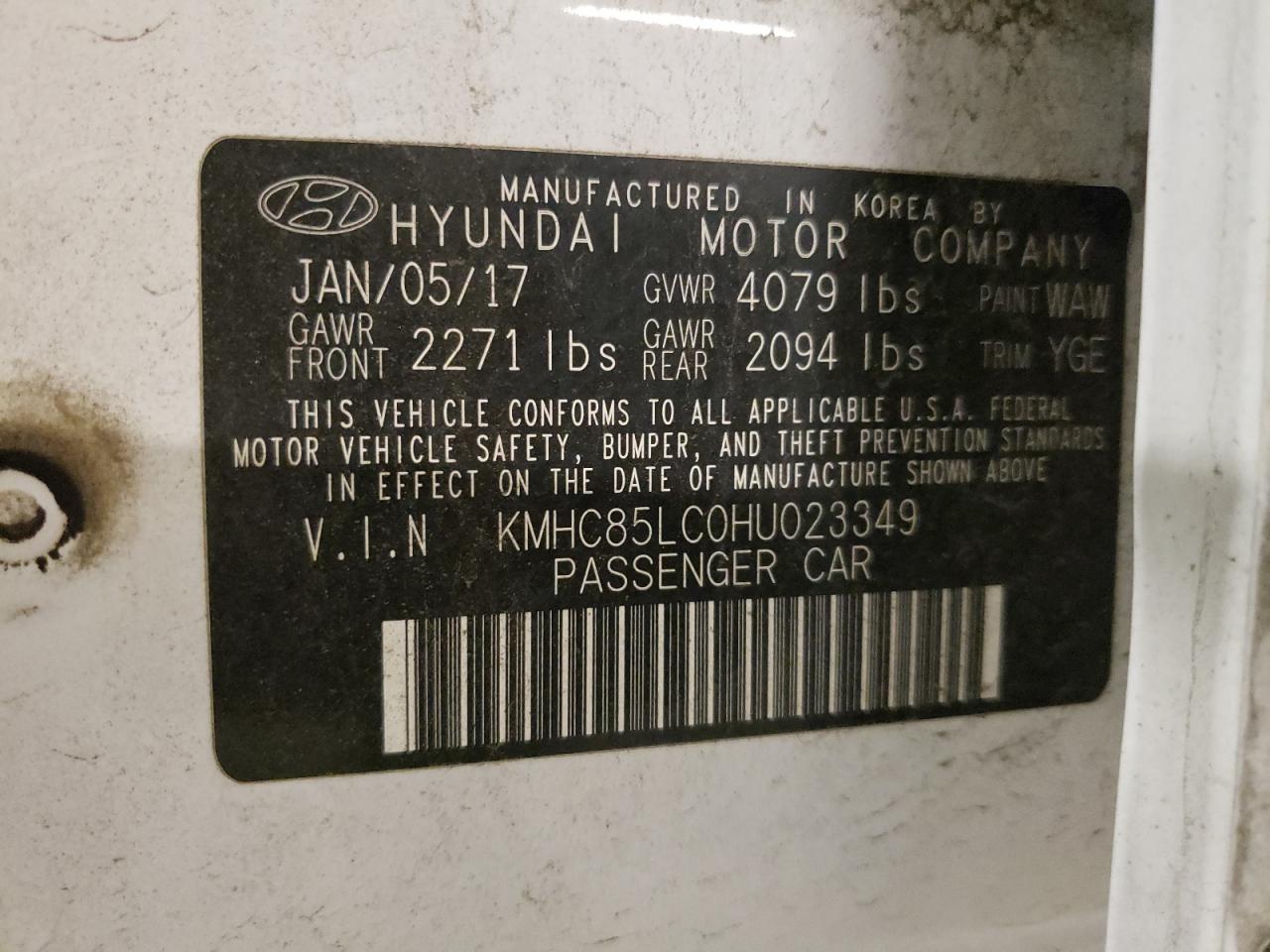2017 Hyundai IONIQ - Image 12