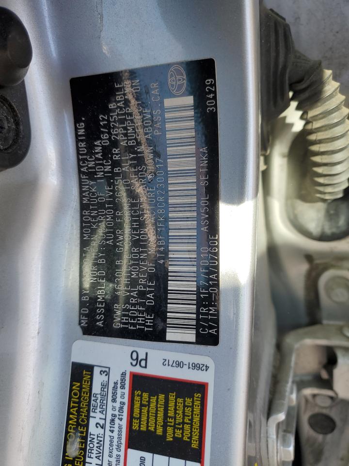 2012 Toyota Camry - Image 13