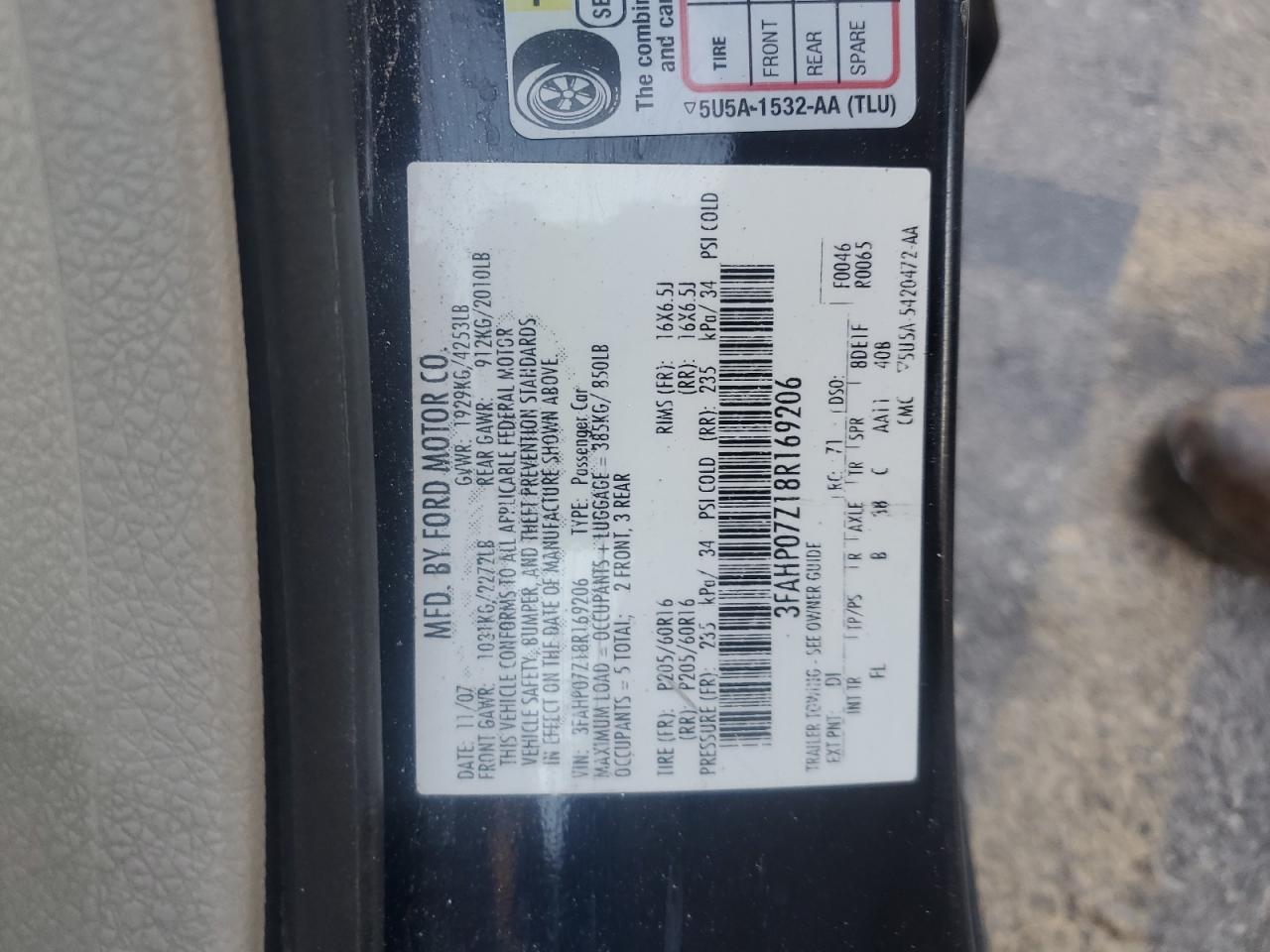 2008 Ford Fusion - Image 12