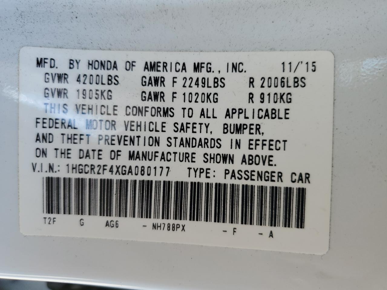 2016 Honda Accord - Image 13