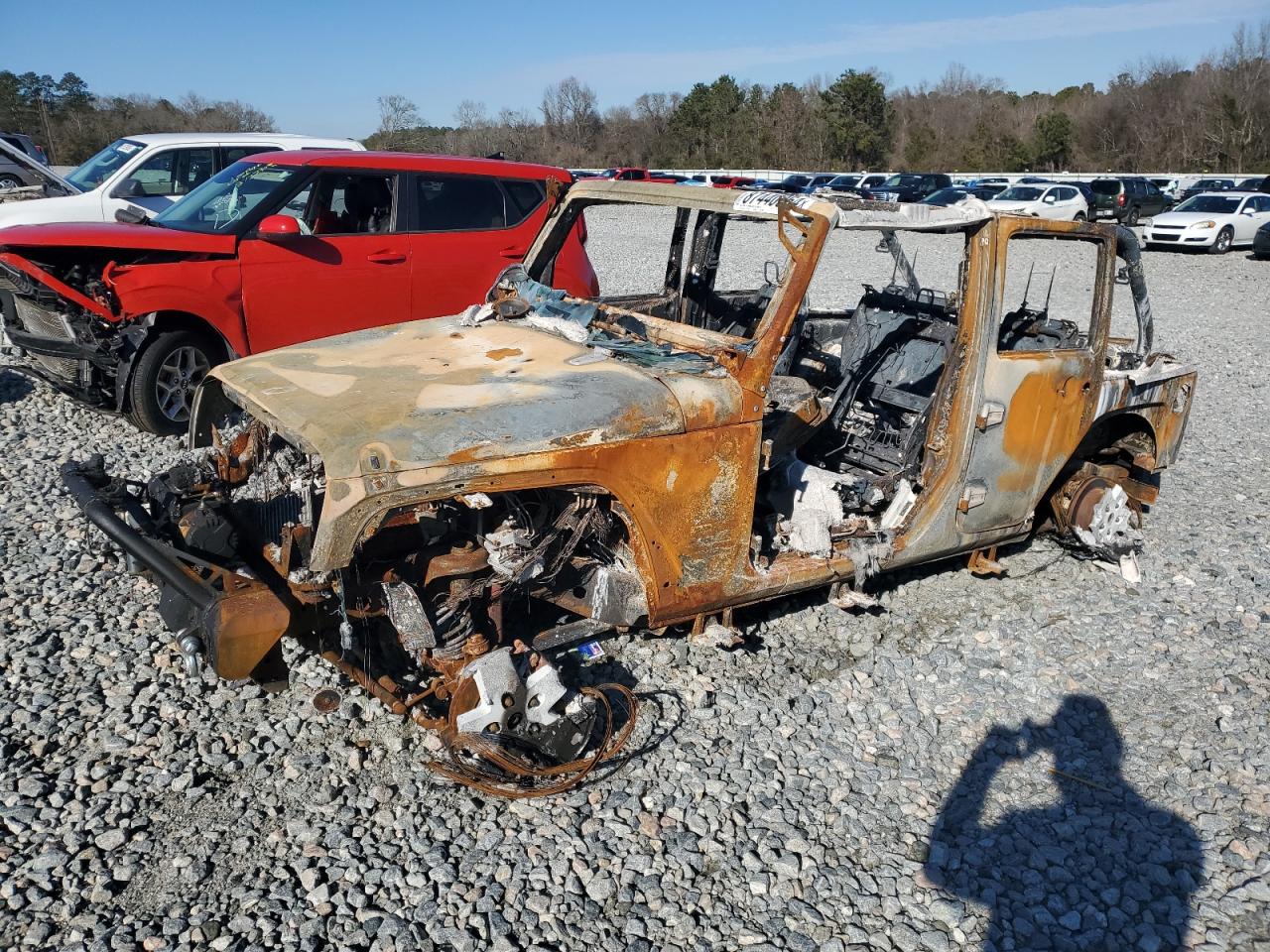2013 Jeep Wrangler Unlimited Sport de vânzare în Byron, GA - Burn