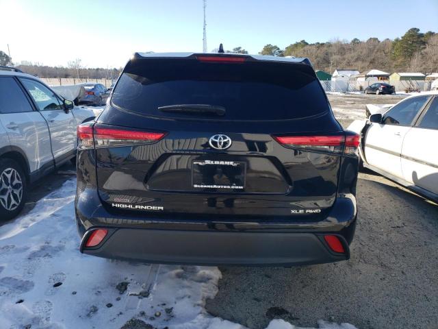  TOYOTA HIGHLANDER 2022 Czarny