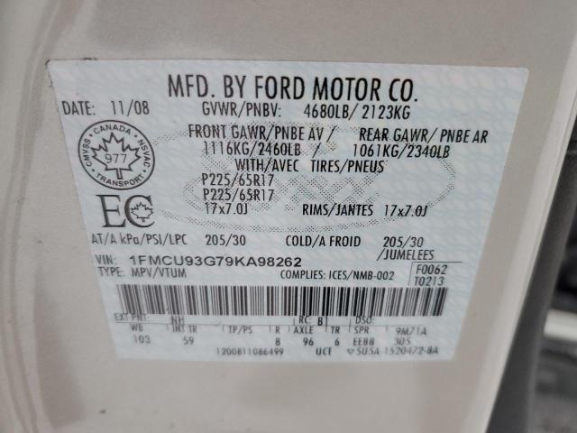 2009 FORD ESCAPE XLT