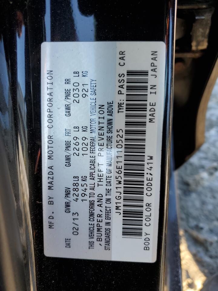 2014 Mazda 6 Grand Touring VIN: JM1GJ1W56E1110525 Lot: 88488035