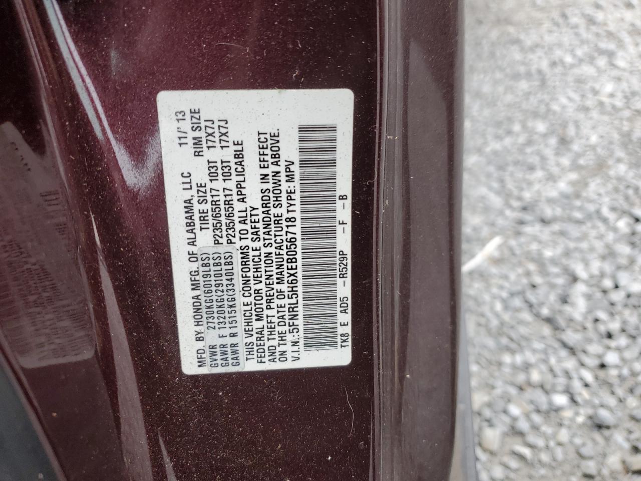 2014 Honda Odyssey - Image 15