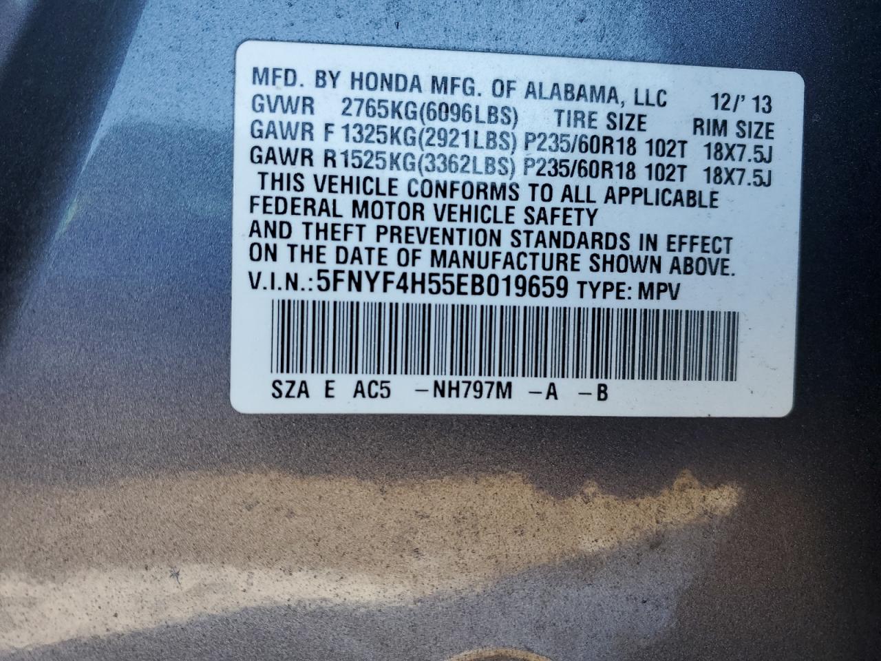 2014 Honda Pilot - Image 13