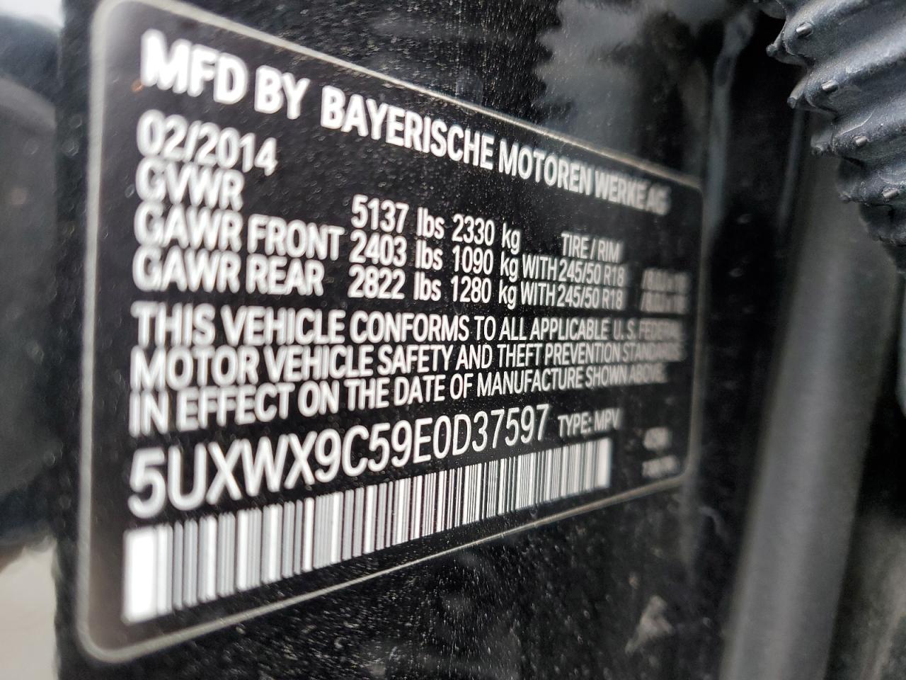 2014 BMW X3 - Image 12