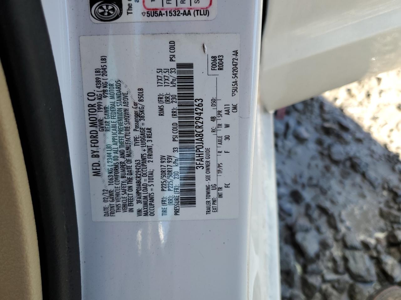 2012 Ford Fusion - Image 12