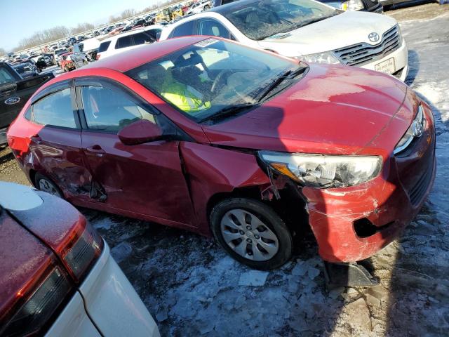  HYUNDAI ACCENT 2016 Червоний