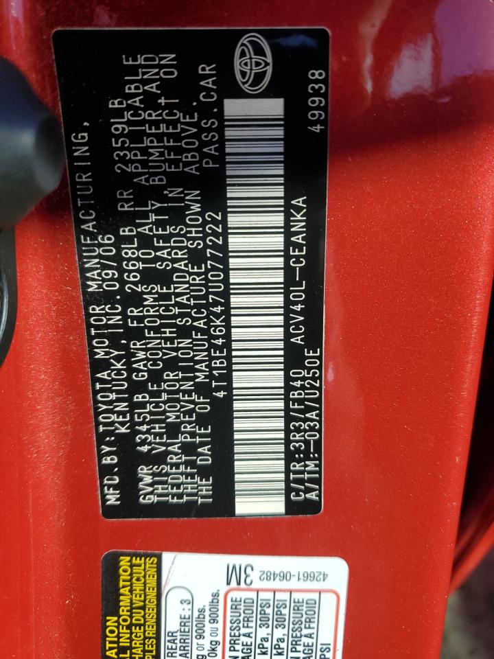 2007 Toyota Camry - Image 12