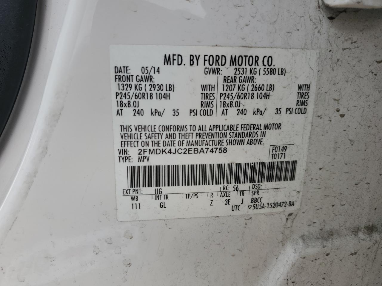 2014 Ford Edge - Image 13