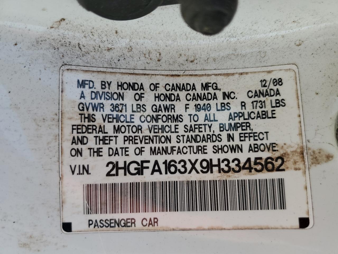 2009 Honda Civic - Image 12