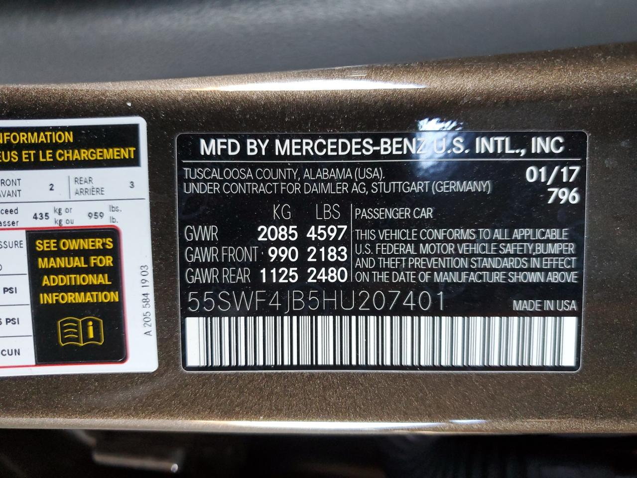 2017 Mercedes-Benz C-klasse - Image 12