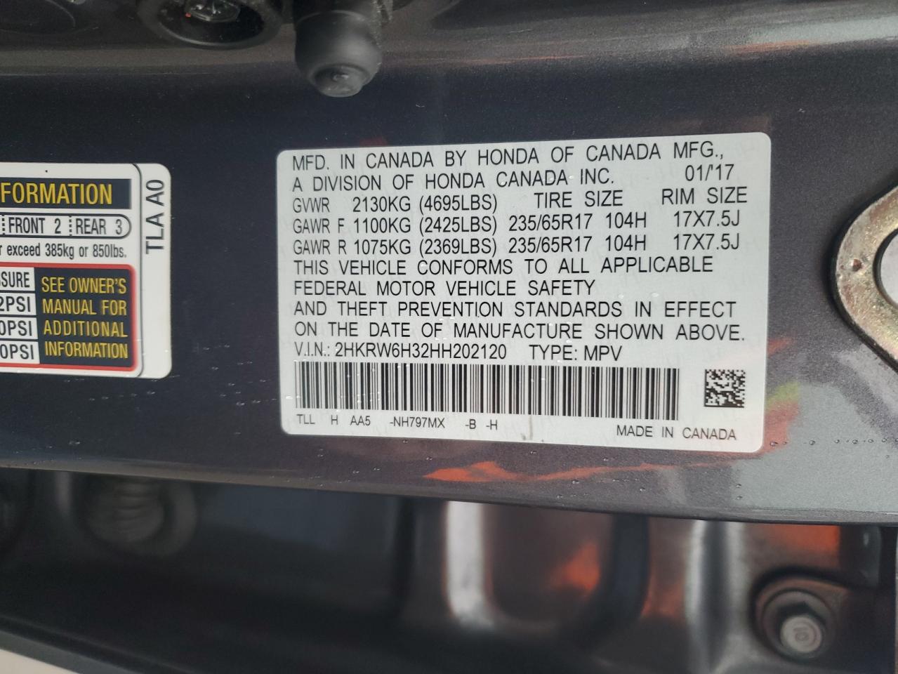 2017 Honda CR-V - Image 16