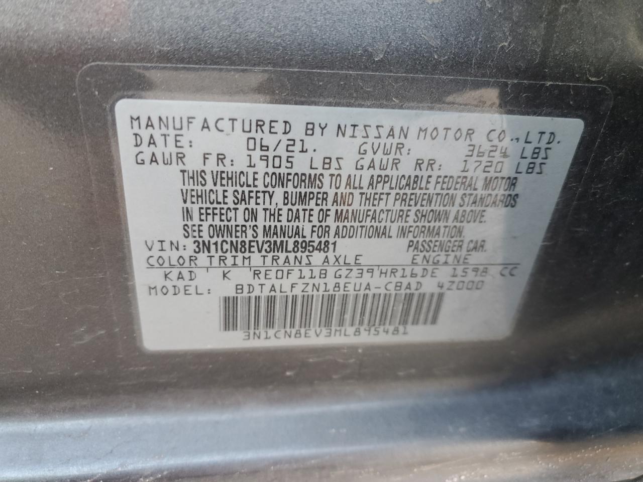 2021 Nissan Versa - Image 12