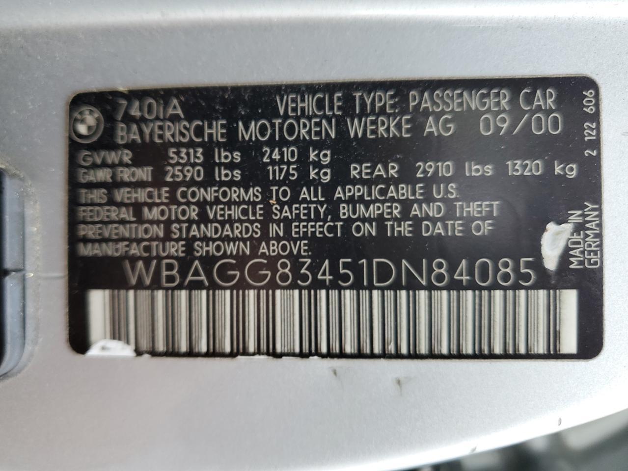2001 BMW 7er - Image 12