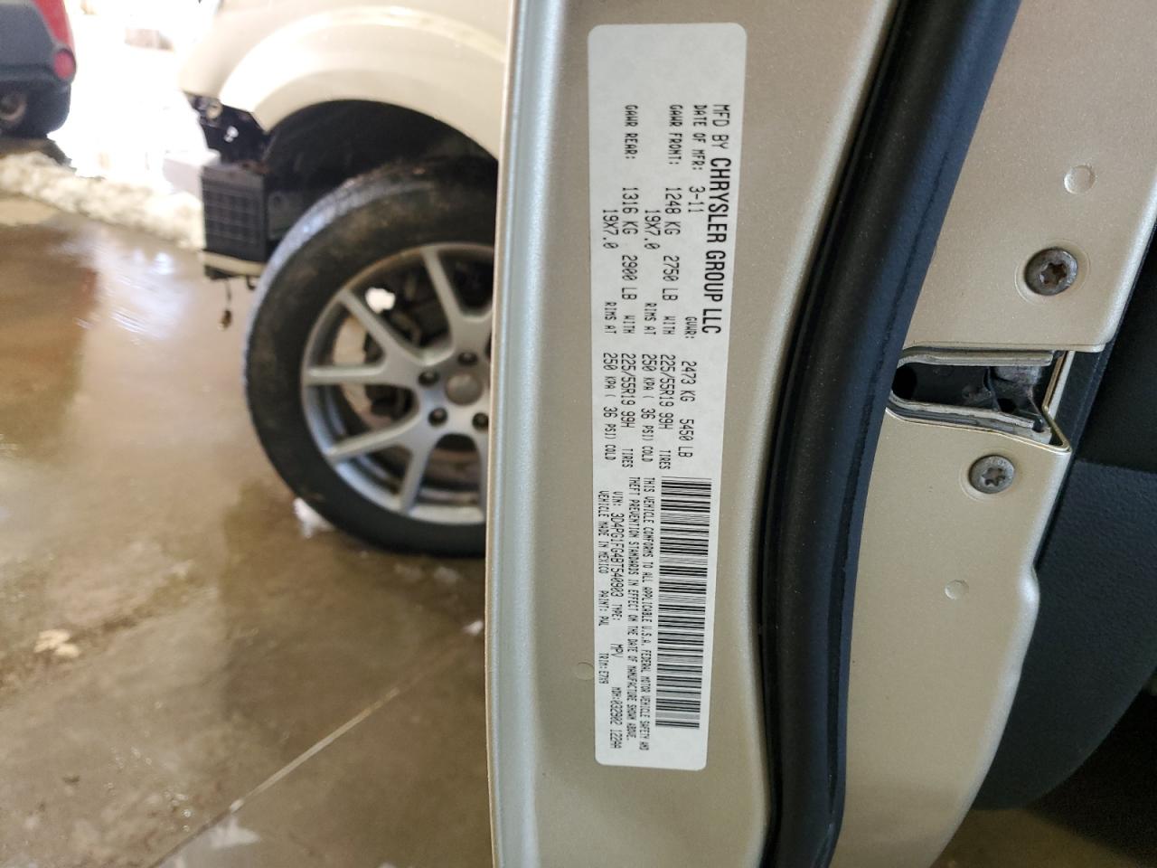 2011 Dodge Journey Mainstreet VIN: 3D4PG1FG4BT540903 Lot: 41529995