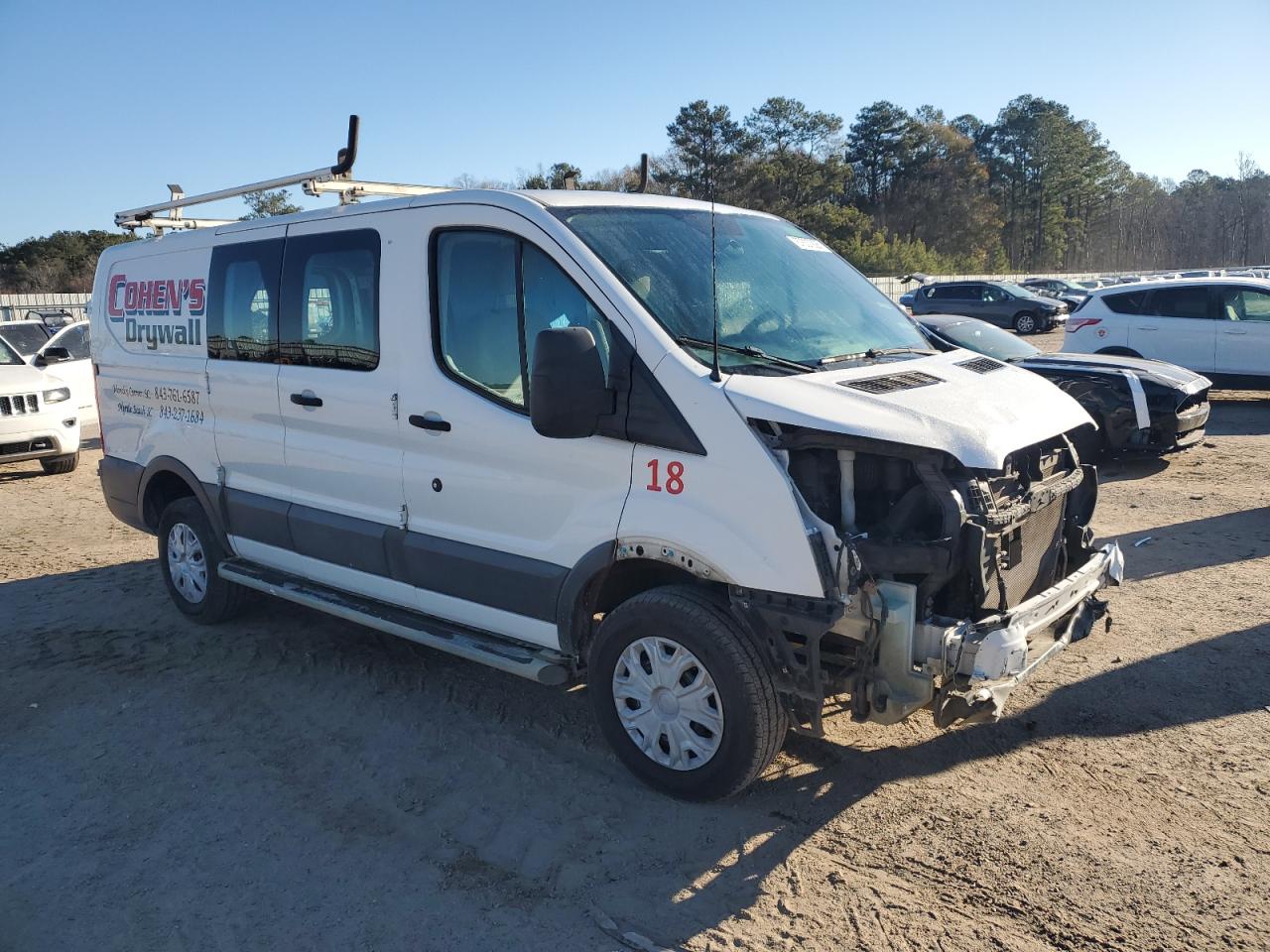 2015 Ford Transit T-250 VIN: 1FTNR1ZM5FKA46590 Lot: 87837225