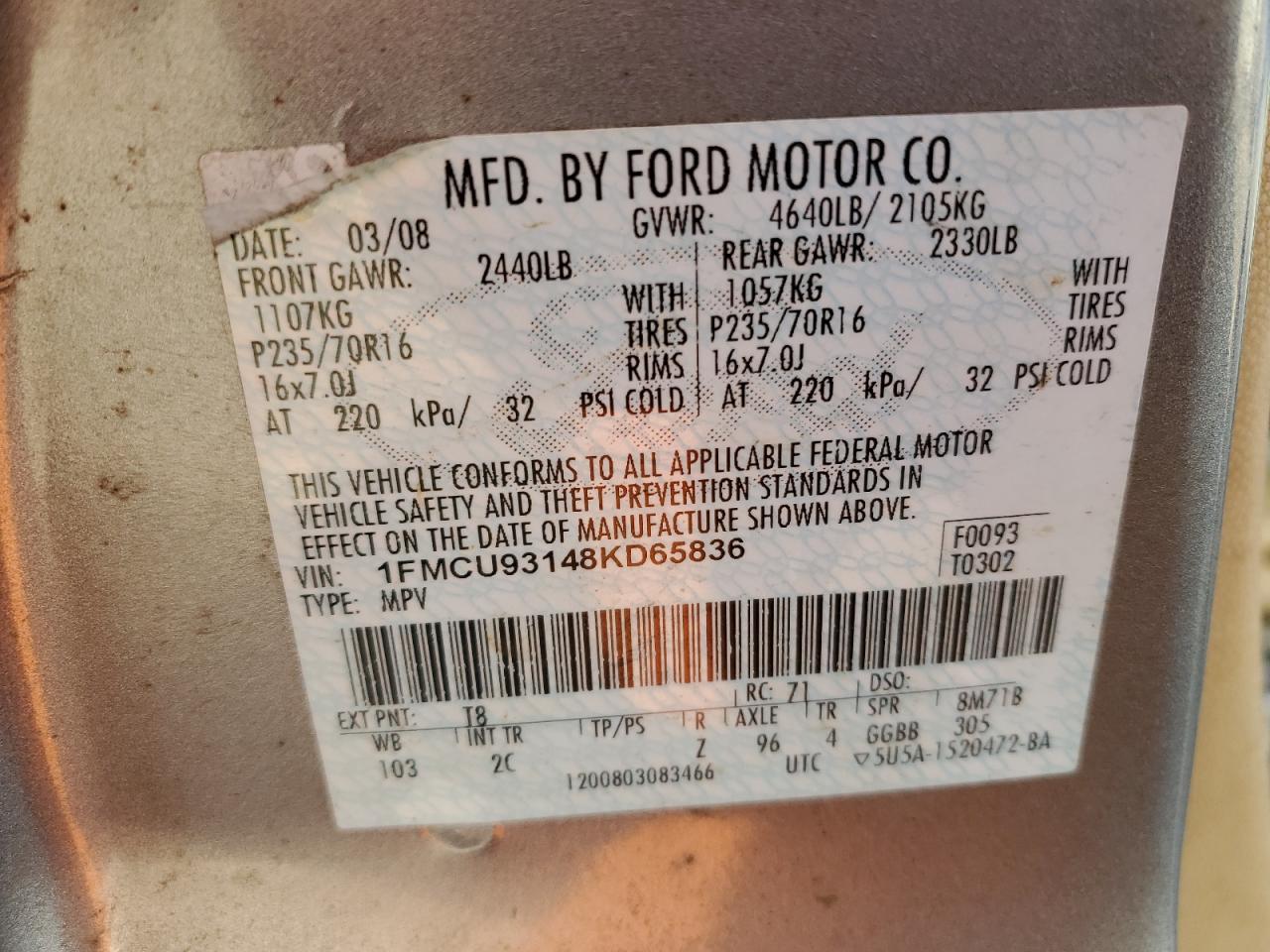 2008 Ford Escape - Image 13