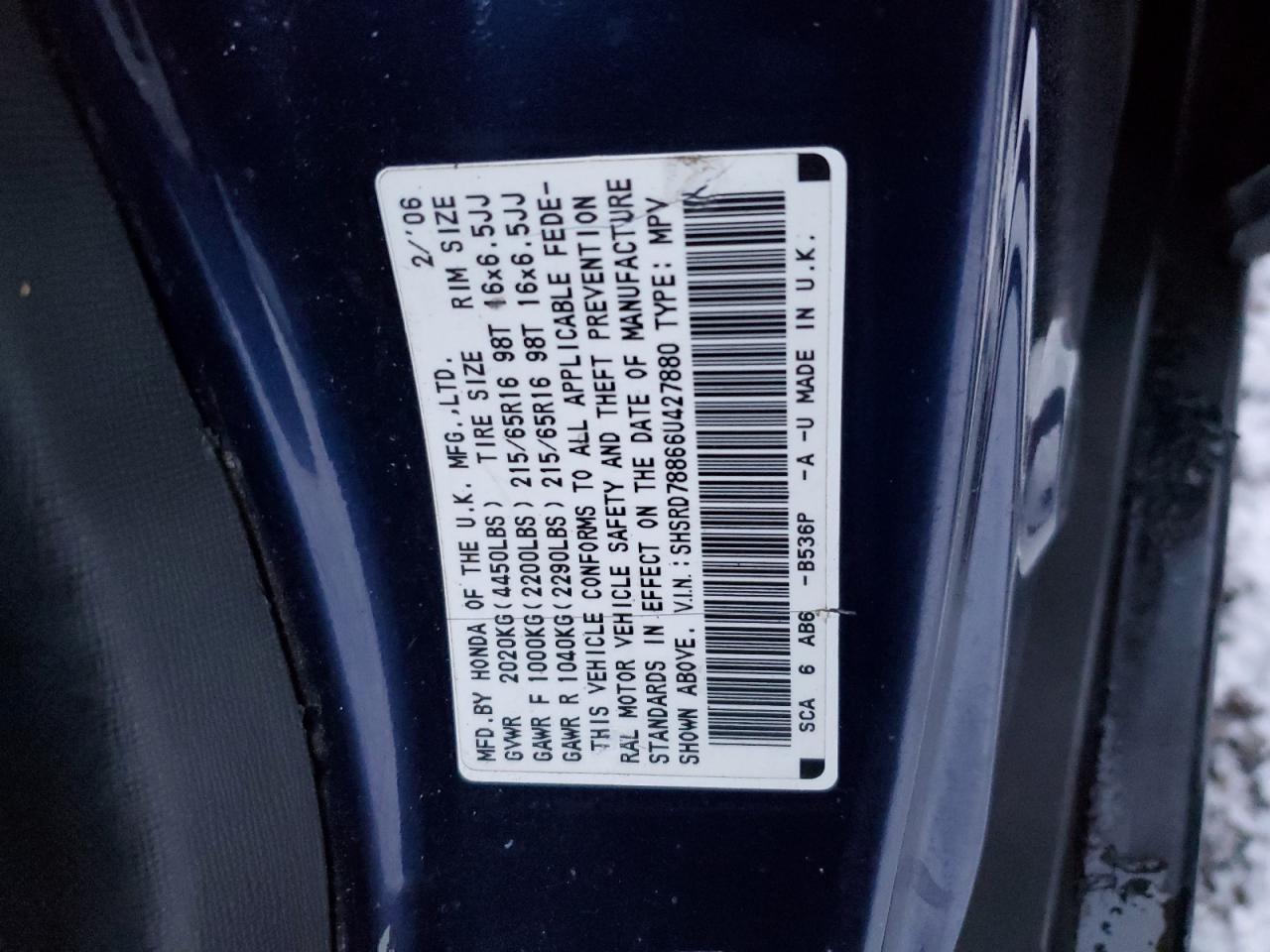 2006 Honda CR-V - Image 13