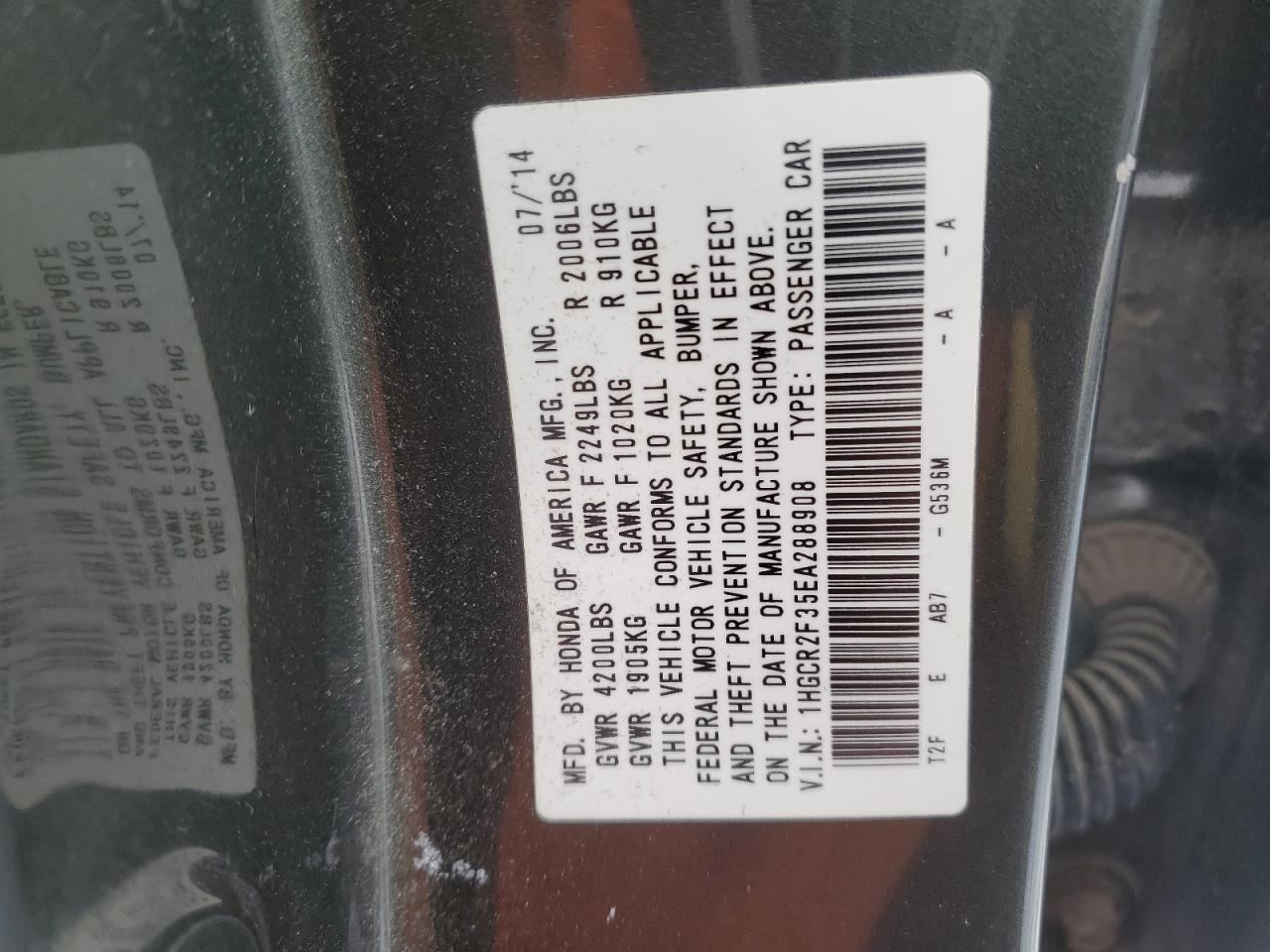 2014 Honda Accord - Image 12